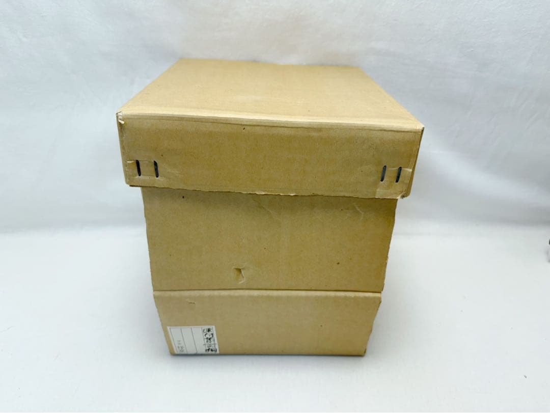 未使用 茶道具 手塚祥堂 别号 央 造 染付葡萄棚文 水指 底印 栞 共箱