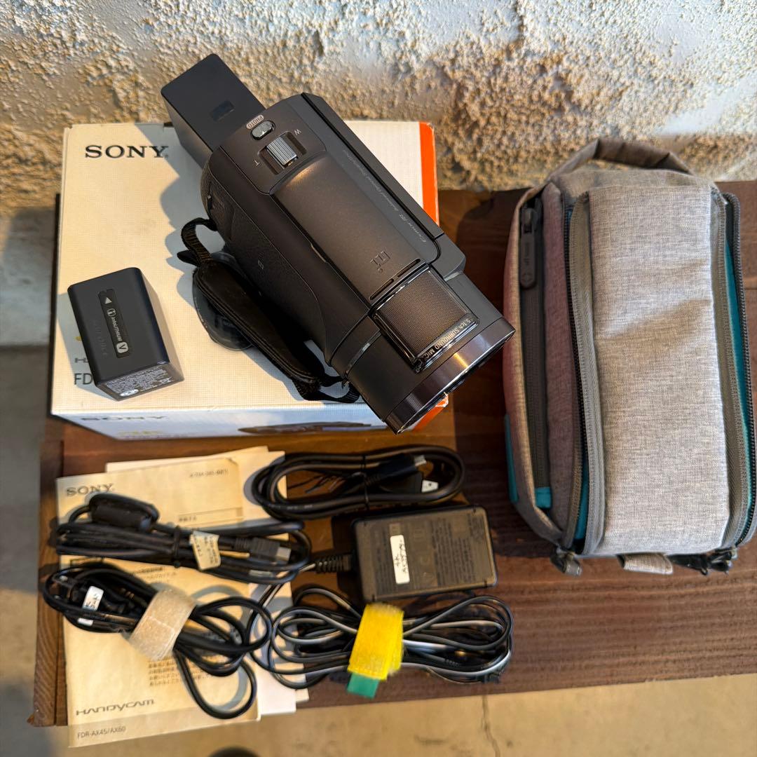 SONY FDR-AX45 4Kビデオカメラ　値引きしました