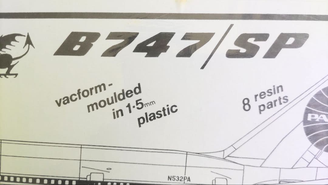 Welsh Models 1/144 B747/SP パンナム