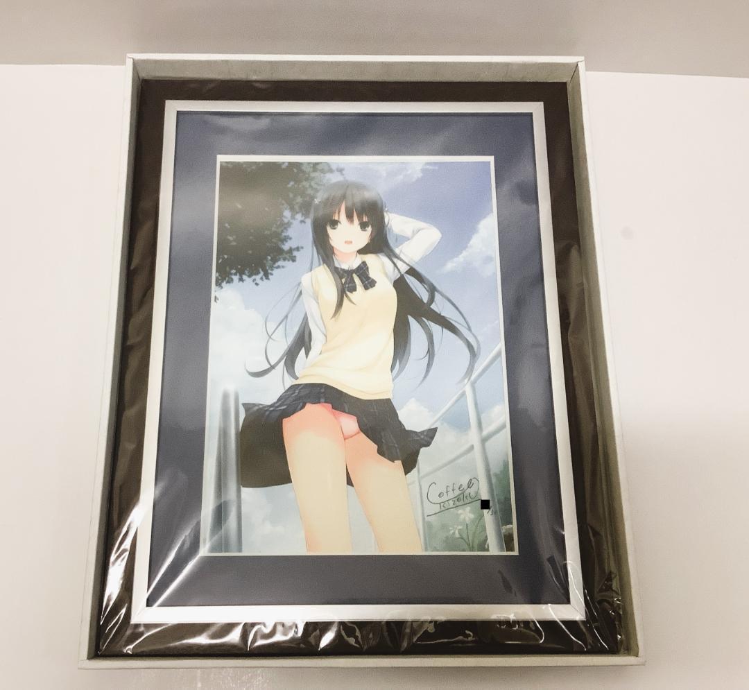 垣野内成美 桜の樹の下で 版画 リトグラフ 直筆サイン入り