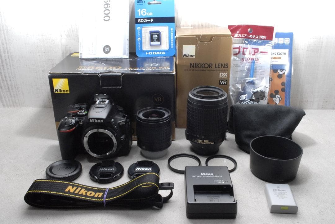 ✨Nikon D5600✨ ダブルズームレンズセット Wi-Fi スマホ転送