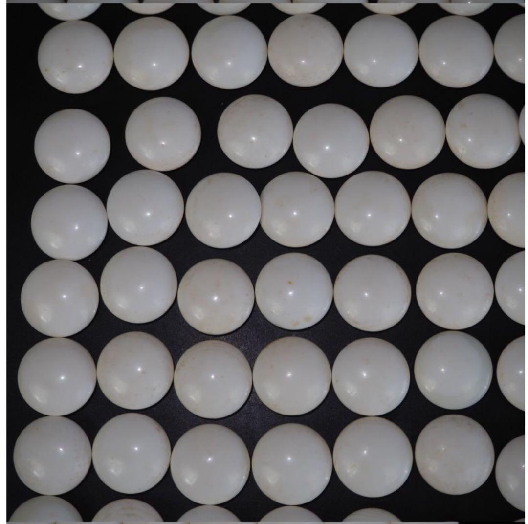 送料無料　日向特産　日向スワブデ蛤碁石32号・碁笥セット　旧家蔵出