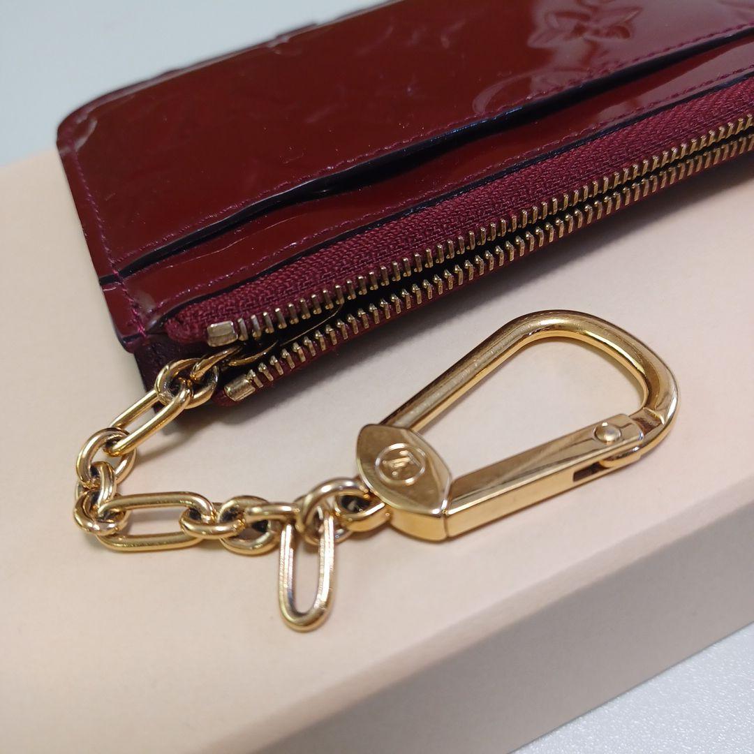 【ルイヴィトン】ヴェルニ　ケース　キーケース　アマラント