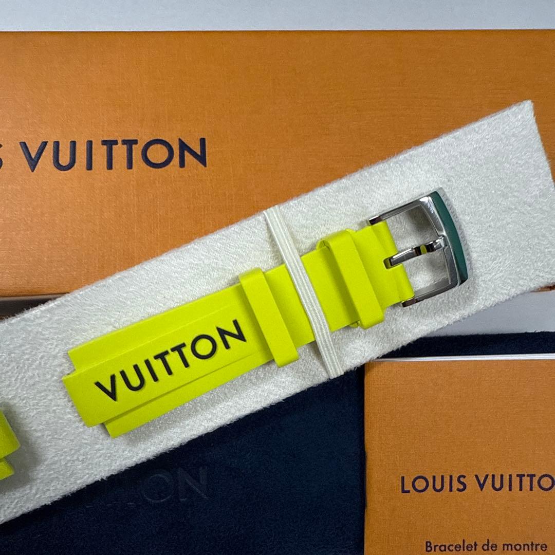 新品　ルイヴィトン　時計　ラバーベルト　メンズL