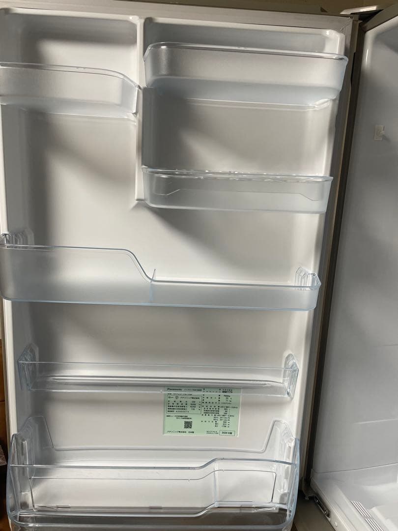 パナソニック　冷蔵庫　365L　NR-C371N-NL　2020年製　左開き