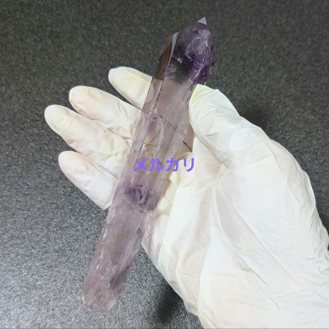 ロマネサイト イン アメジスト原石ポリッシュ