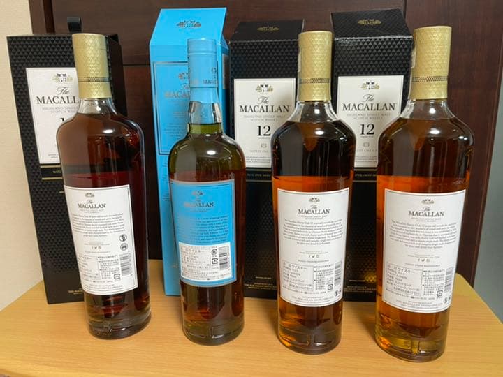ザ.マッカラン18年、マッカランNO.6、マッカラン12年