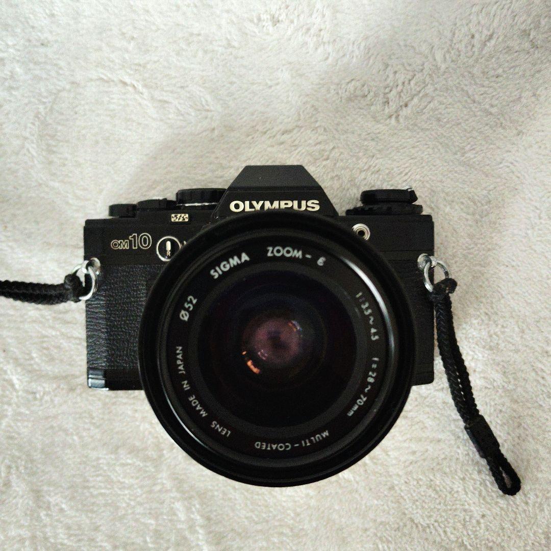 ■ボディ美品■OLYMPUS OM-10 ブラックボディフィルムカメラセット
