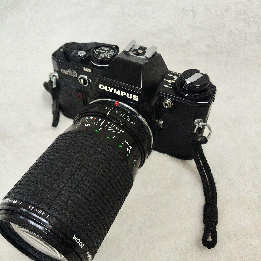 ■ボディ美品■OLYMPUS OM-10 ブラックボディフィルムカメラセット