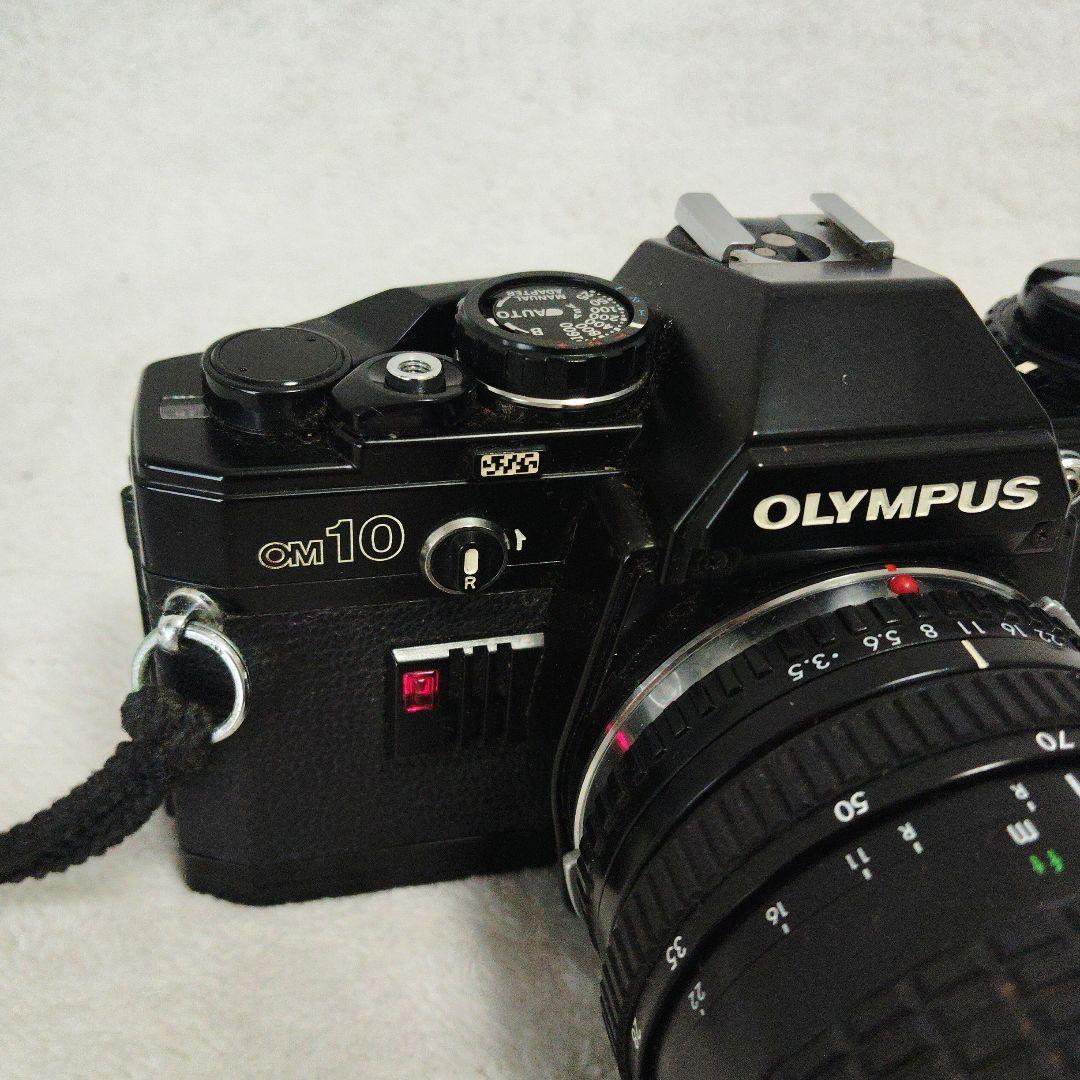 ■ボディ美品■OLYMPUS OM-10 ブラックボディフィルムカメラセット
