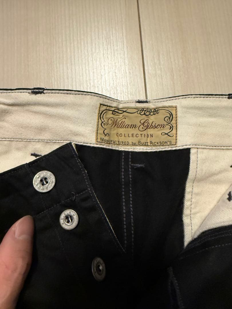 バズリクソンズWilliam Gibson ブラックチノ　1942モデル　31