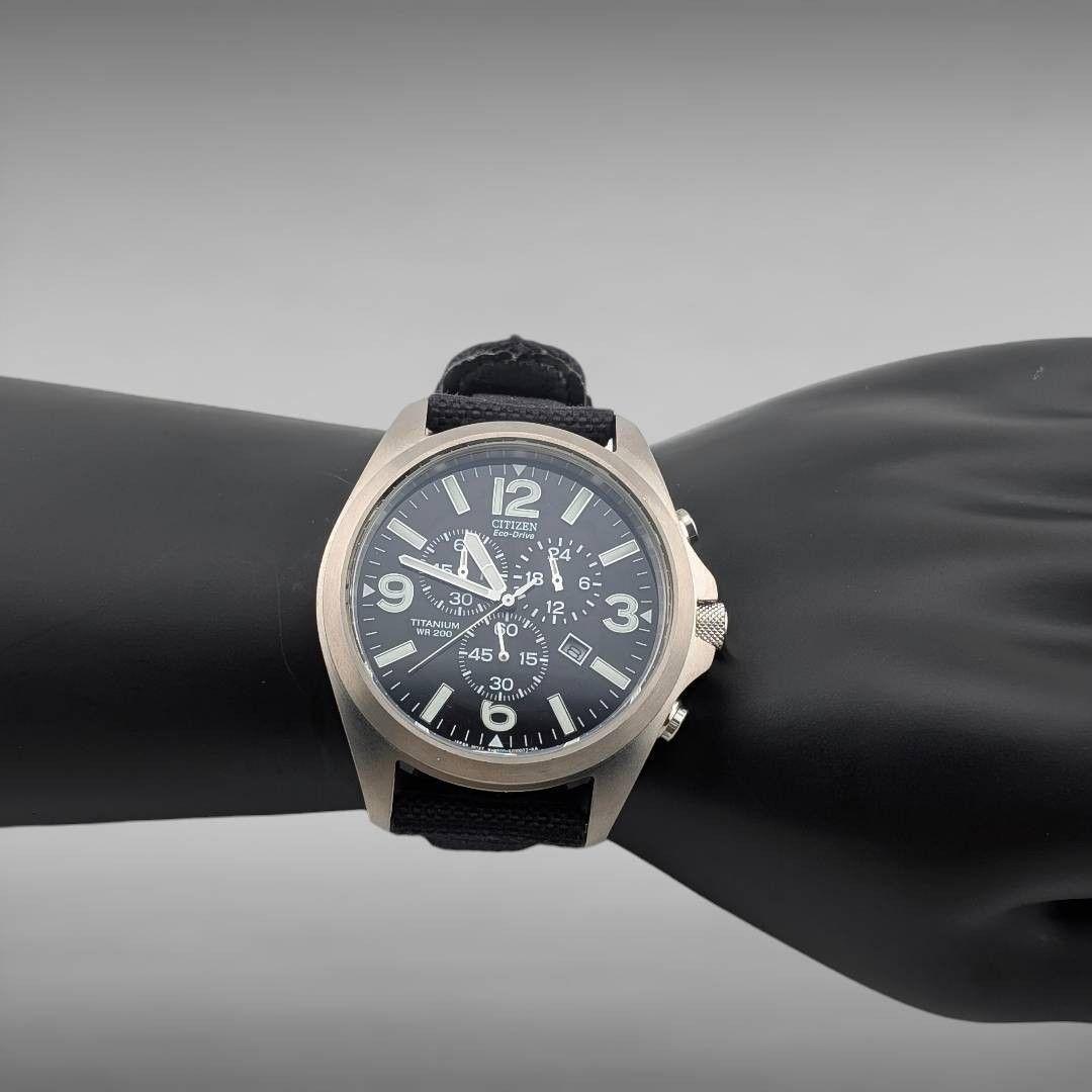【稼働】シチズン プロマスター エコドライブ チタニウム ねじ込み式リューズ