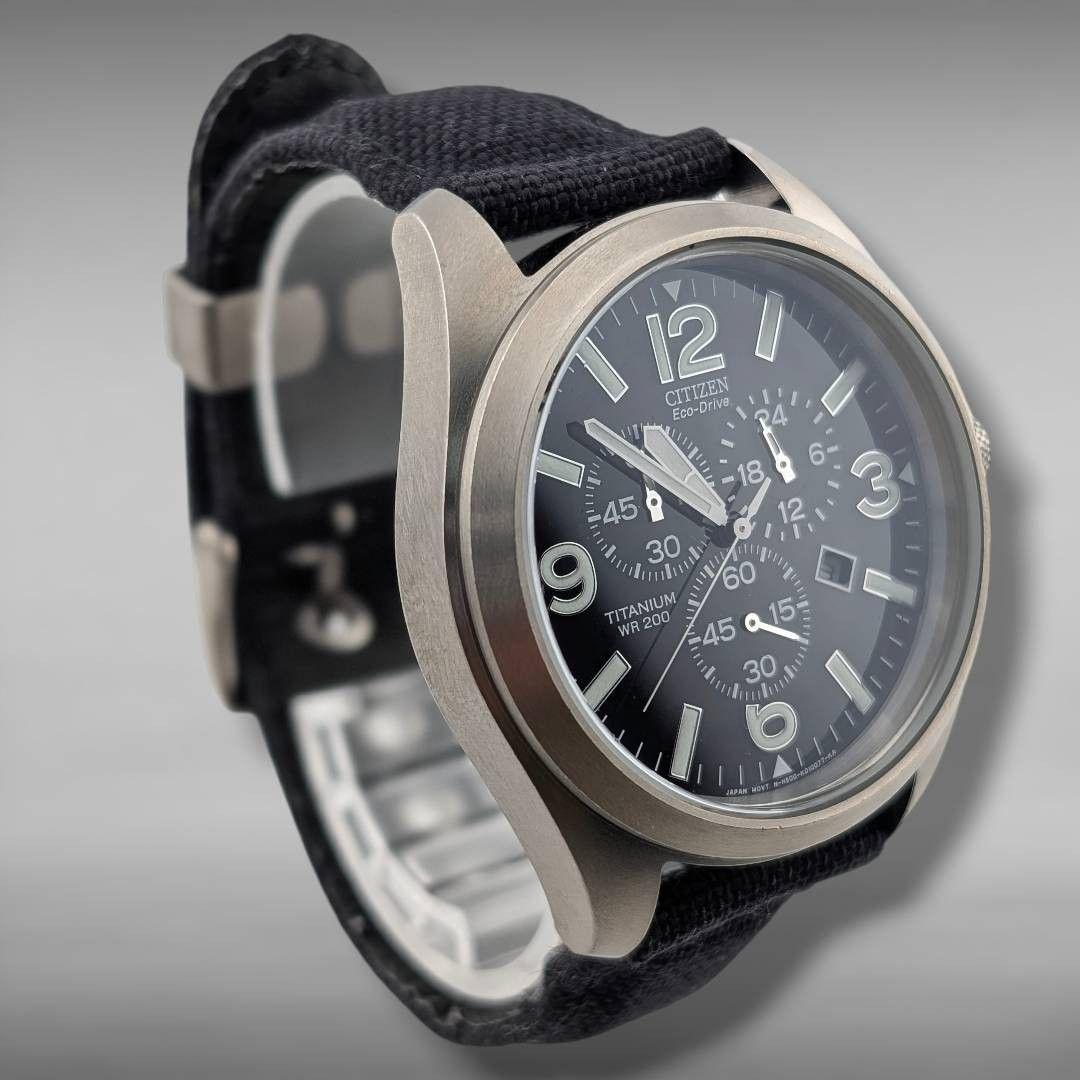 【稼働】シチズン プロマスター エコドライブ チタニウム ねじ込み式リューズ