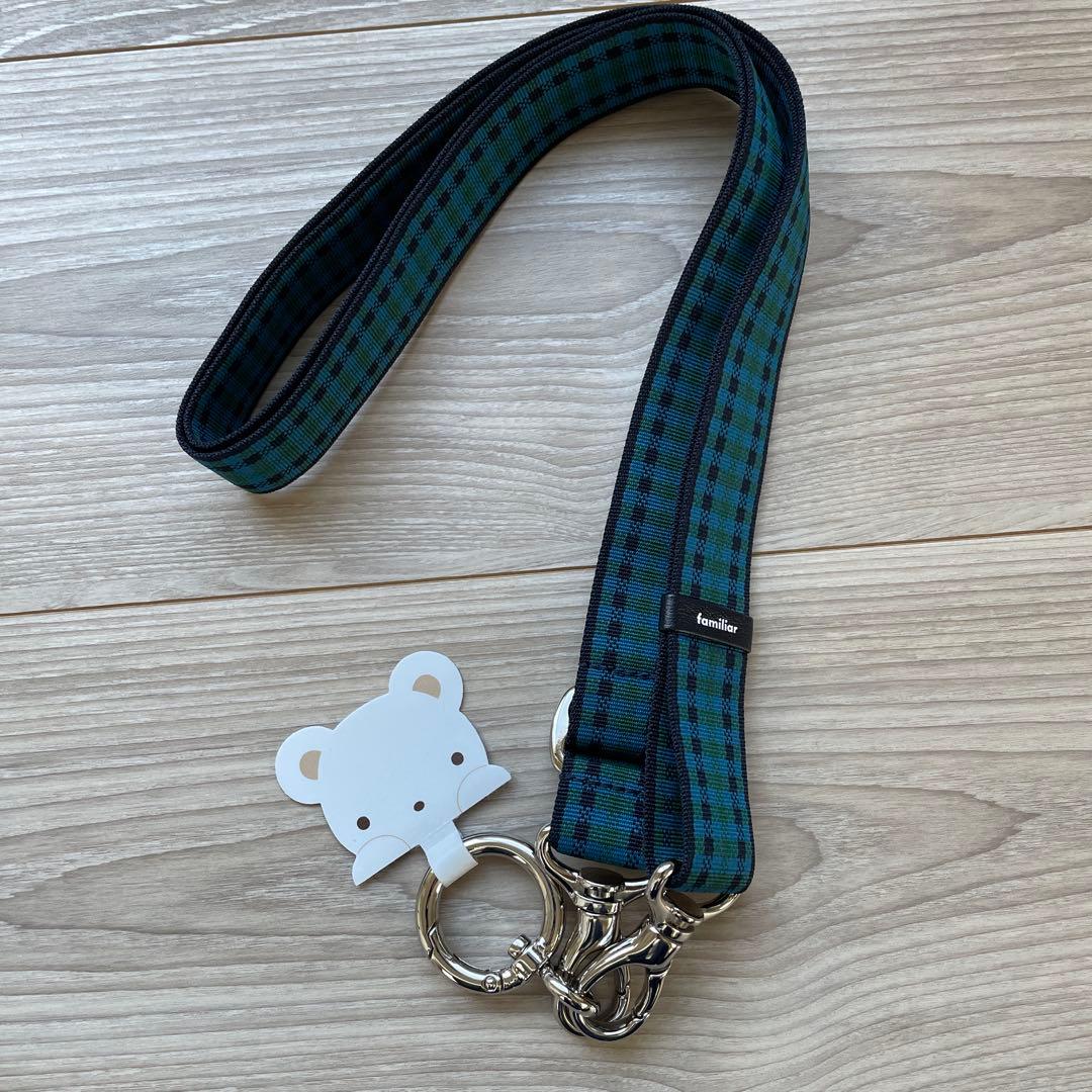 【美品】ファミリア　familiar スマホショルダーストラップ