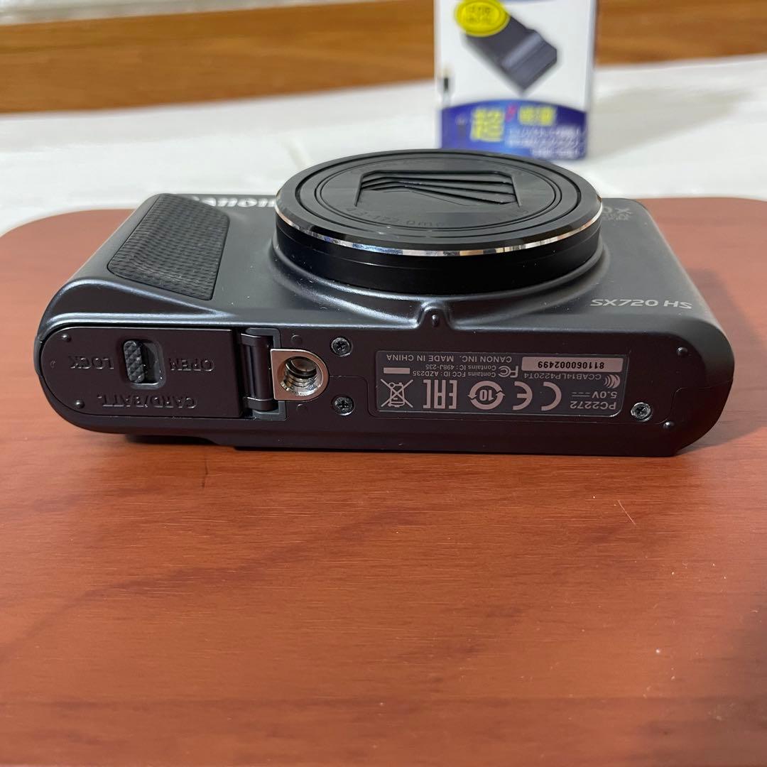 【動作確認済】Canon PowerShot SX720 HSブラック デジカメ