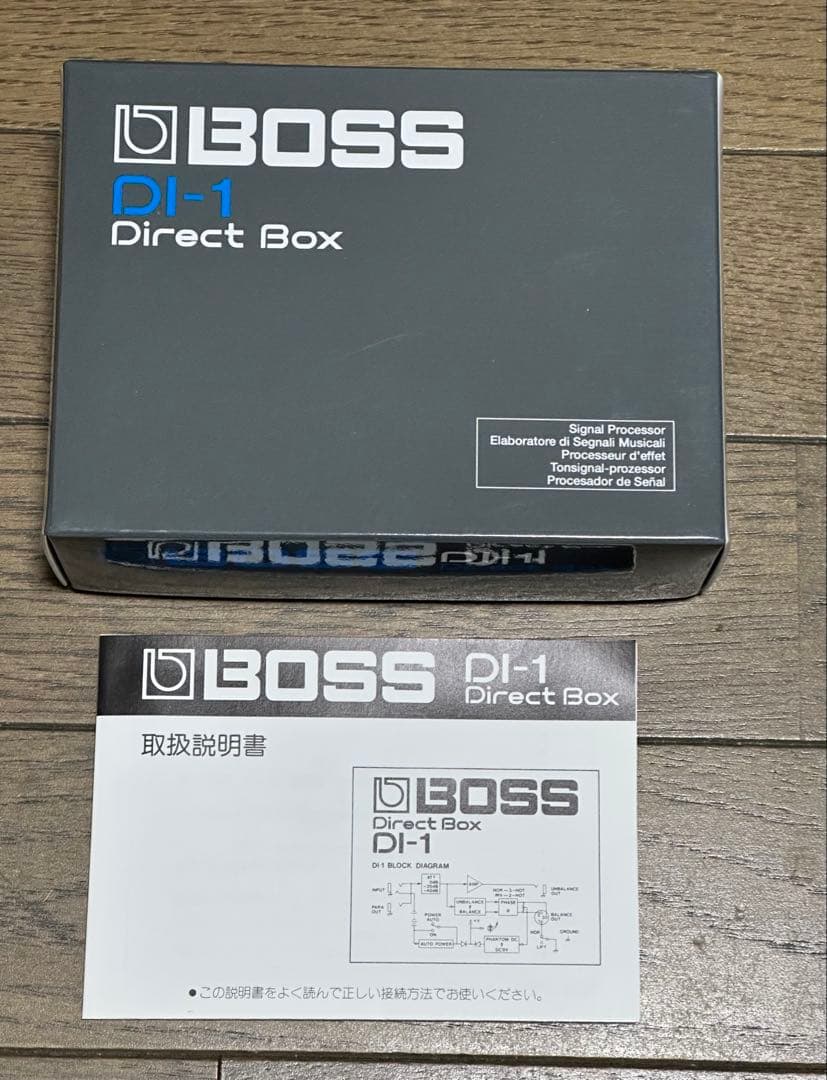 DJ機材 BOSS DI-1 Direct Box