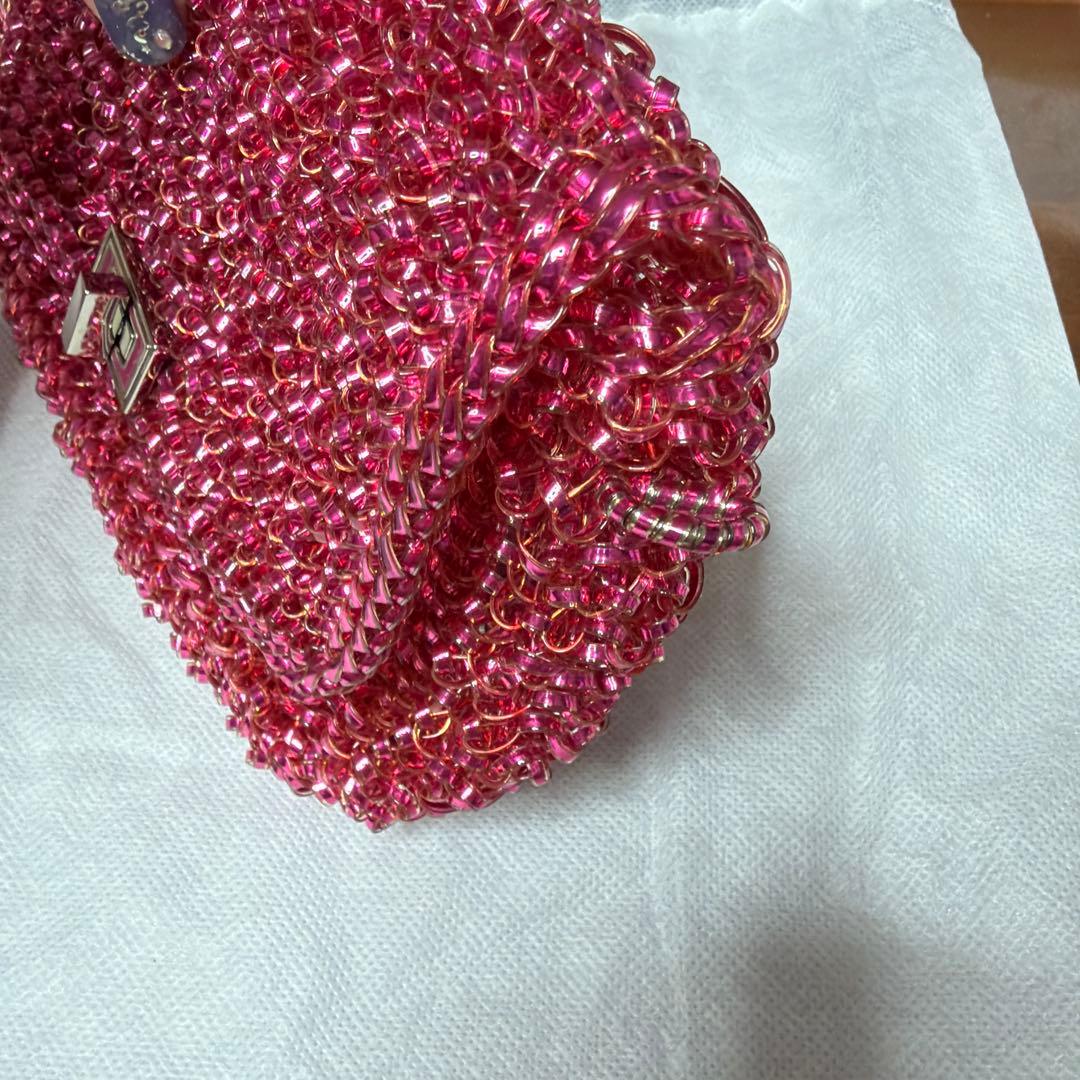 アンテプリマ ワイヤーバッグ ルッケット フクシアピンク