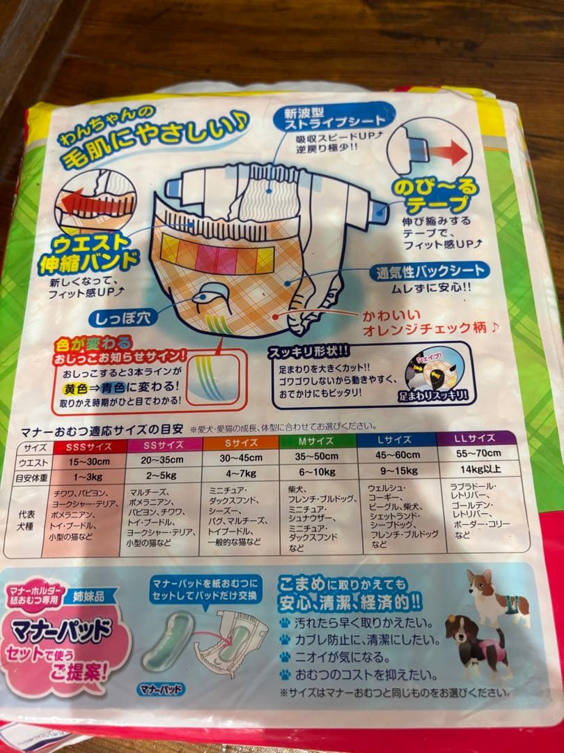 【新品開封済みあり】Pone 犬用 マナーパンツ おむつ　SSSサイズ 147枚