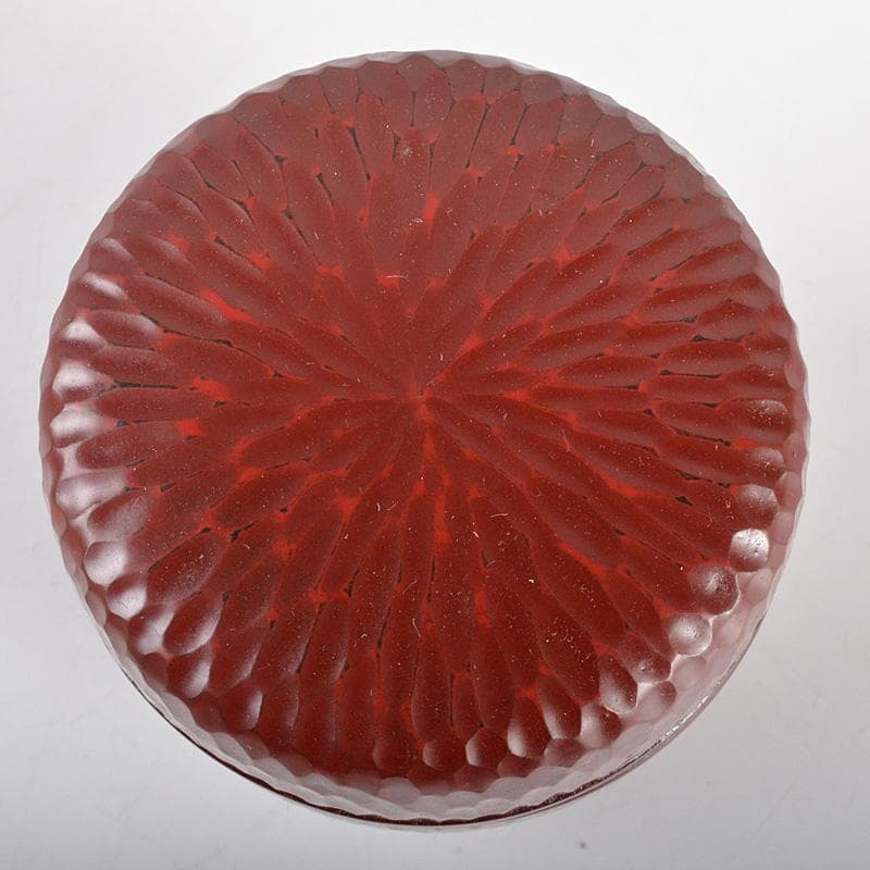 茶道具　高岡漆器　木彫師　般若勉　雲舟作　鎌倉　棗　共箱　V　R5518