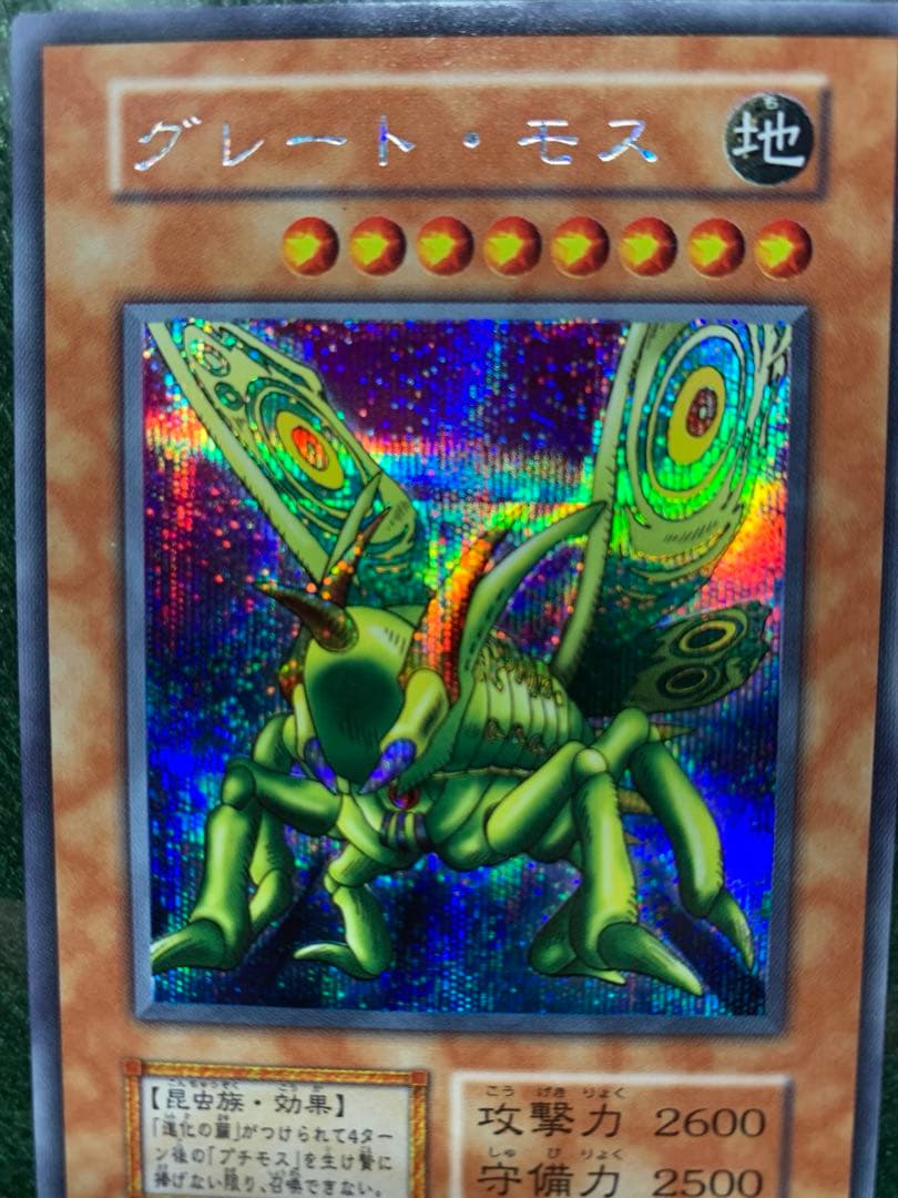【遊戯王】初期版　グレートモス　シークレットレア