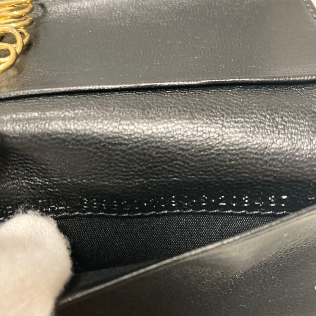 BALENCIAGA バレンシアガ キーケース 6連 ブラック ロゴ 付属品あり