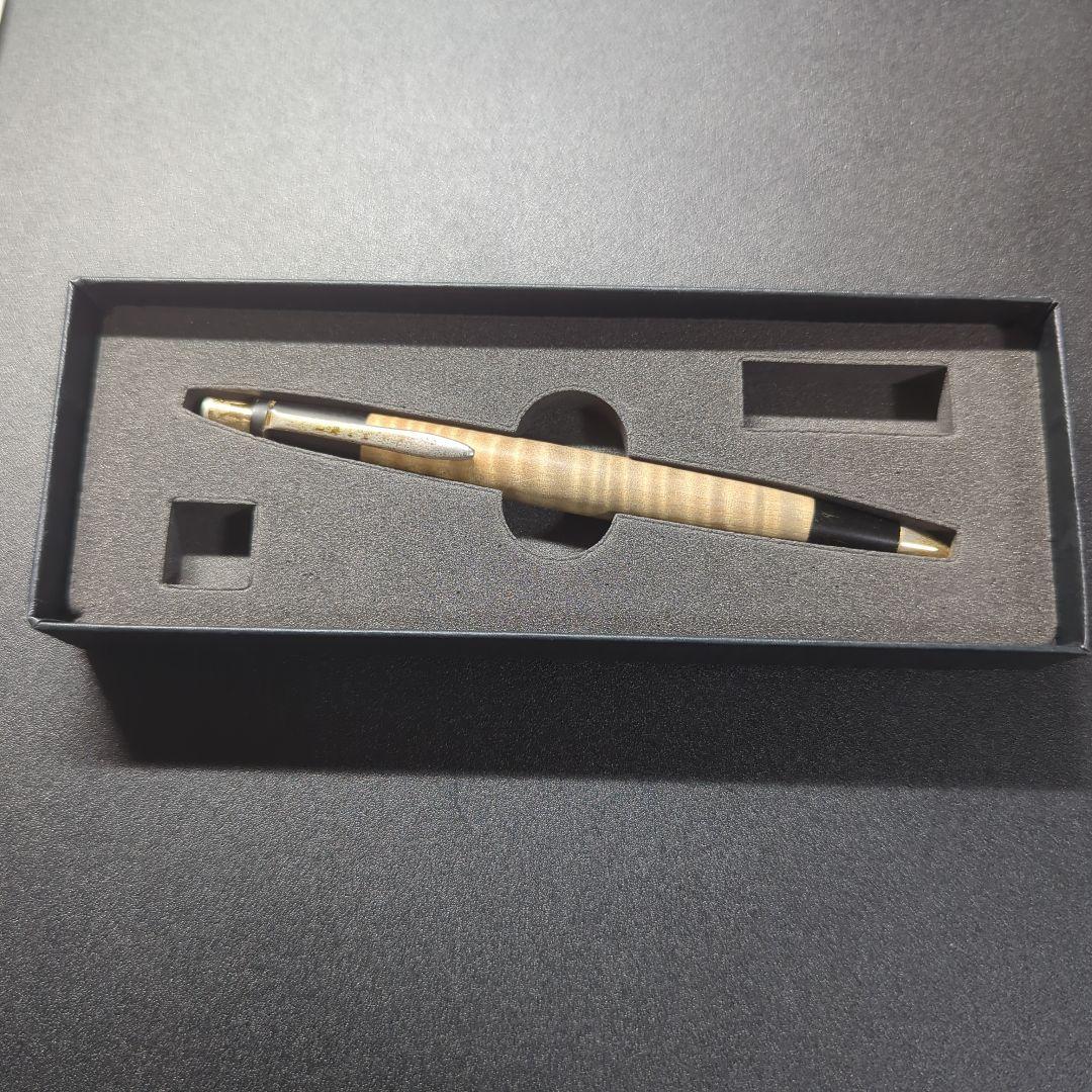 野原工芸　栃縮杢　旧型シャーペン