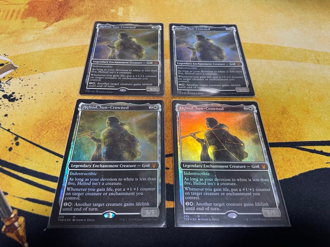 太陽冠のヘリオッド foil4枚セット