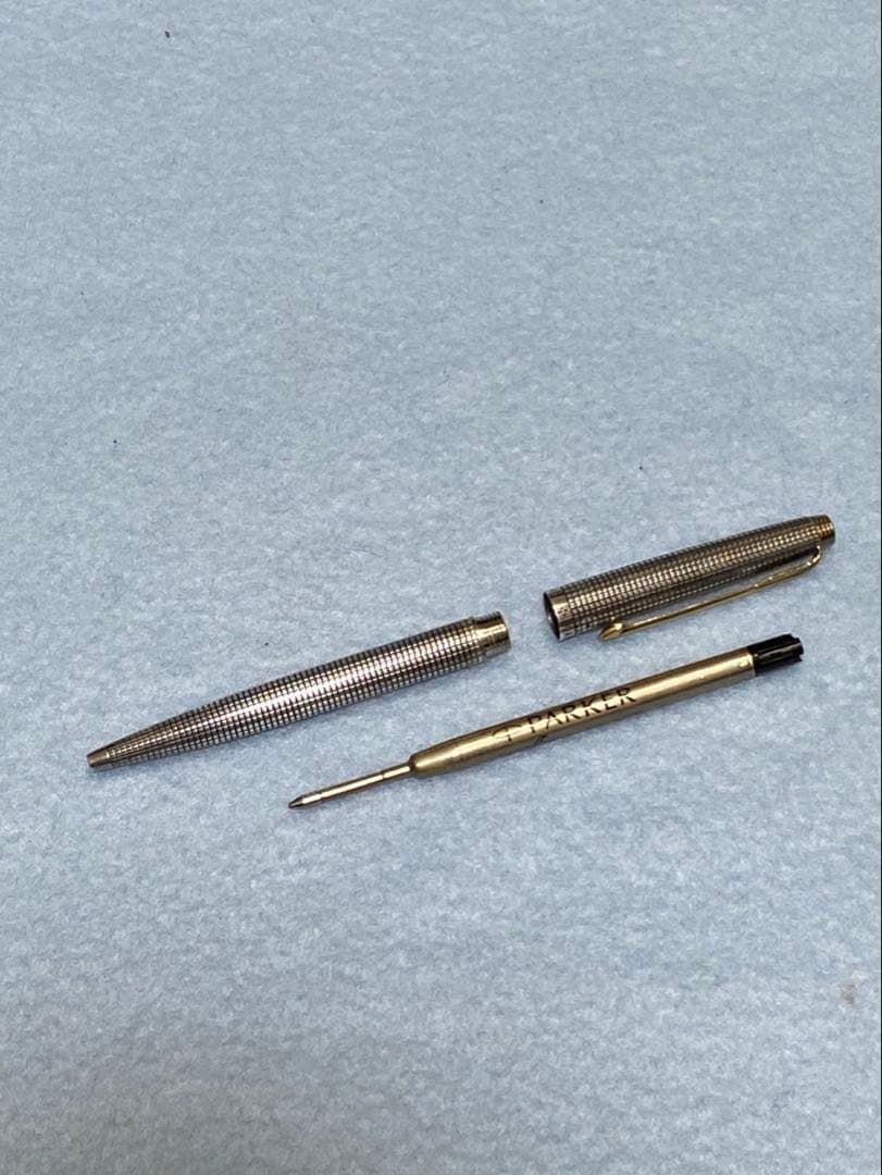 パーカー　ボールペン　スターリングシルバー