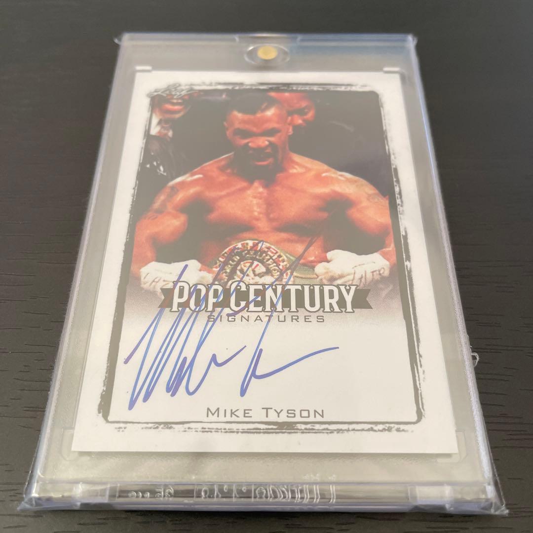 tyson マイク タイソン 直筆サインカード