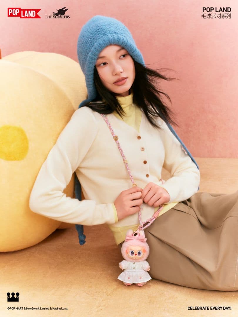 ミ*ん様 POPMART MOKOKO 新作 毛玉パーティー ラブブ ぬいぐるみ