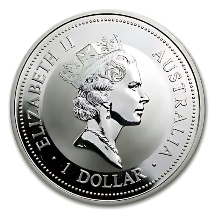 は*ん様 ☆1996年▪オーストラリア クッカバラカワセミ BU٠銀貨 10オン