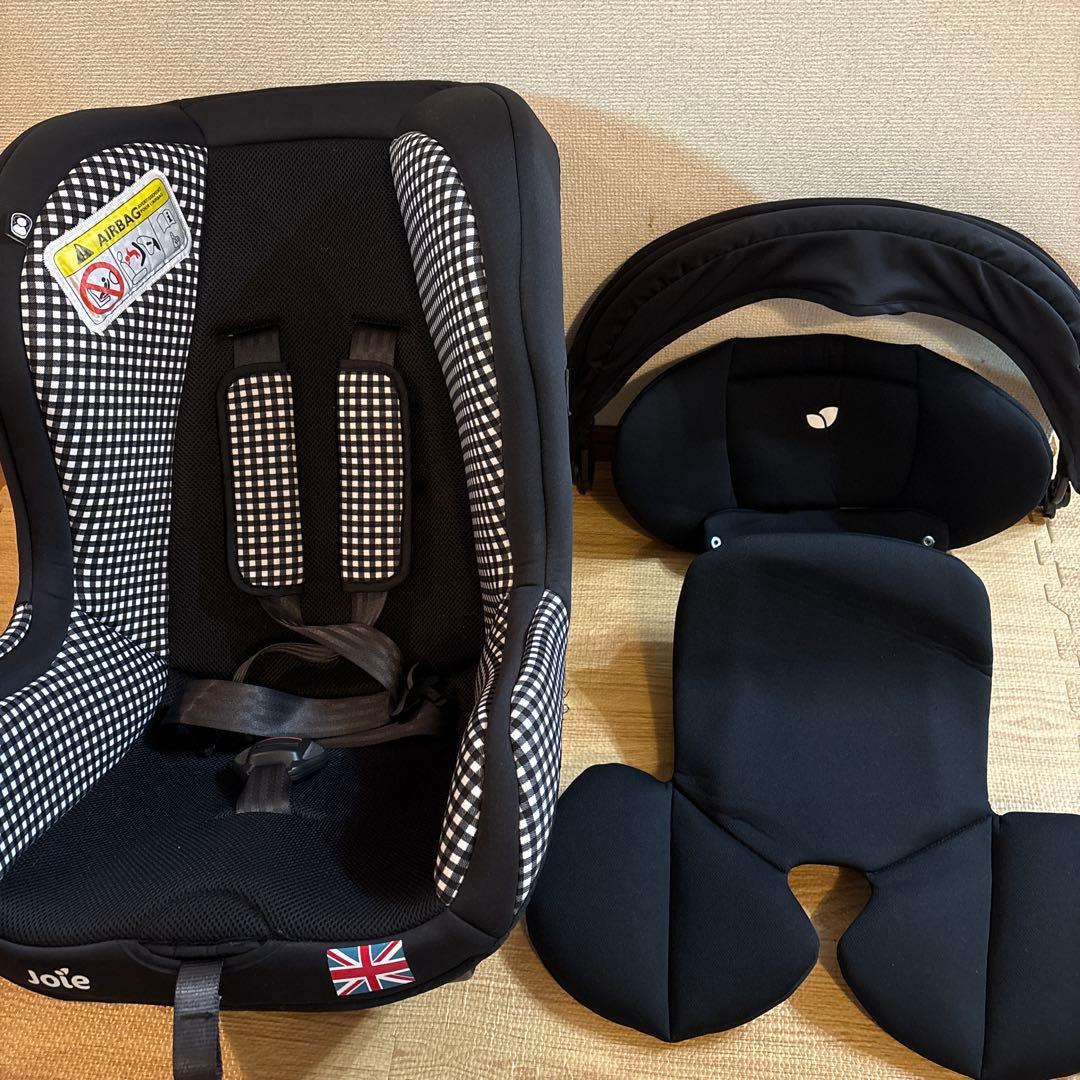 美品！Joie チルト　車用チャイルドシート ブラック　キャノピー付き