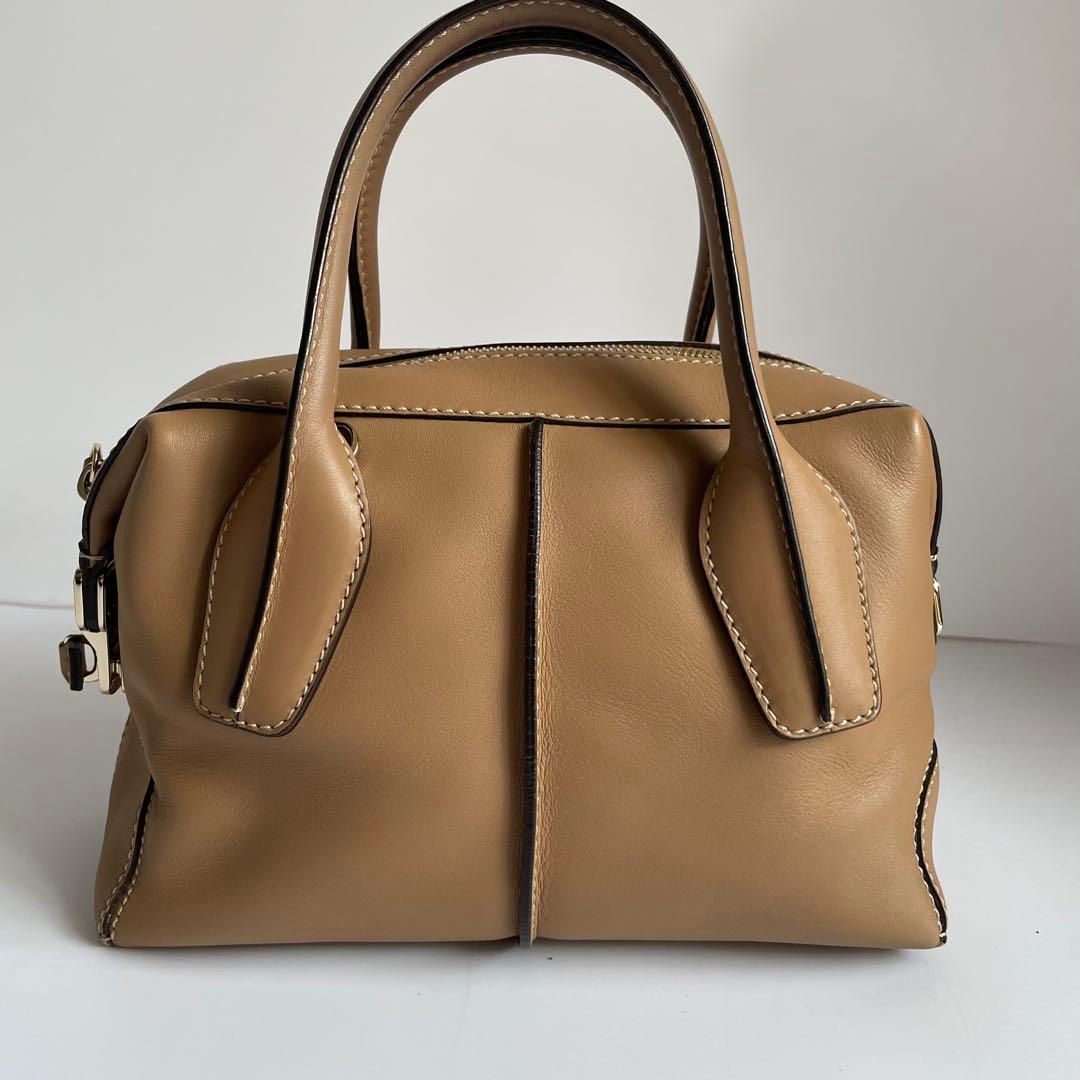 ✨️未使用保管✨️ TOD's ショルダーバッグ　ハンドバッグ 2way 茶色