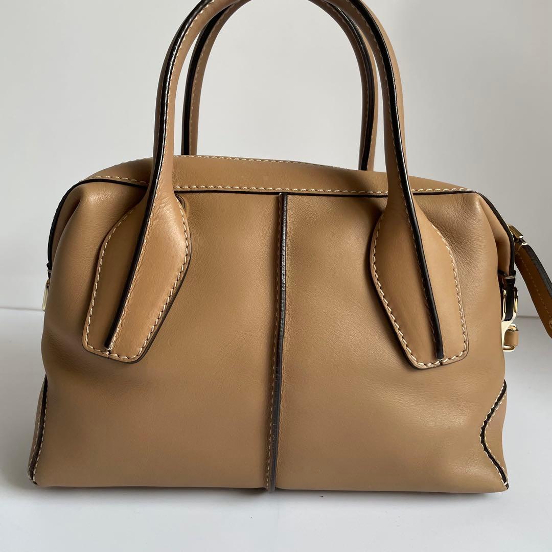 ✨️未使用保管✨️ TOD's ショルダーバッグ　ハンドバッグ 2way 茶色