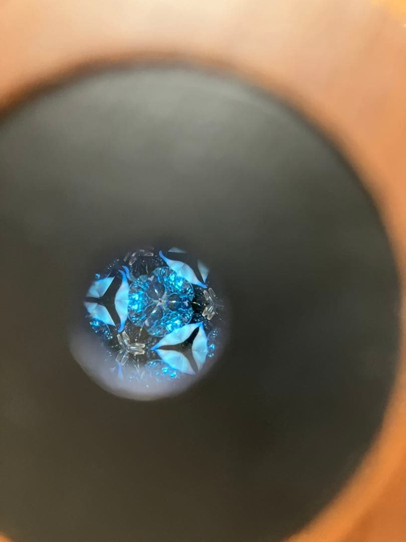 万華鏡　木製 ウッド　デザイナー作品　オイル ジェル タイプ