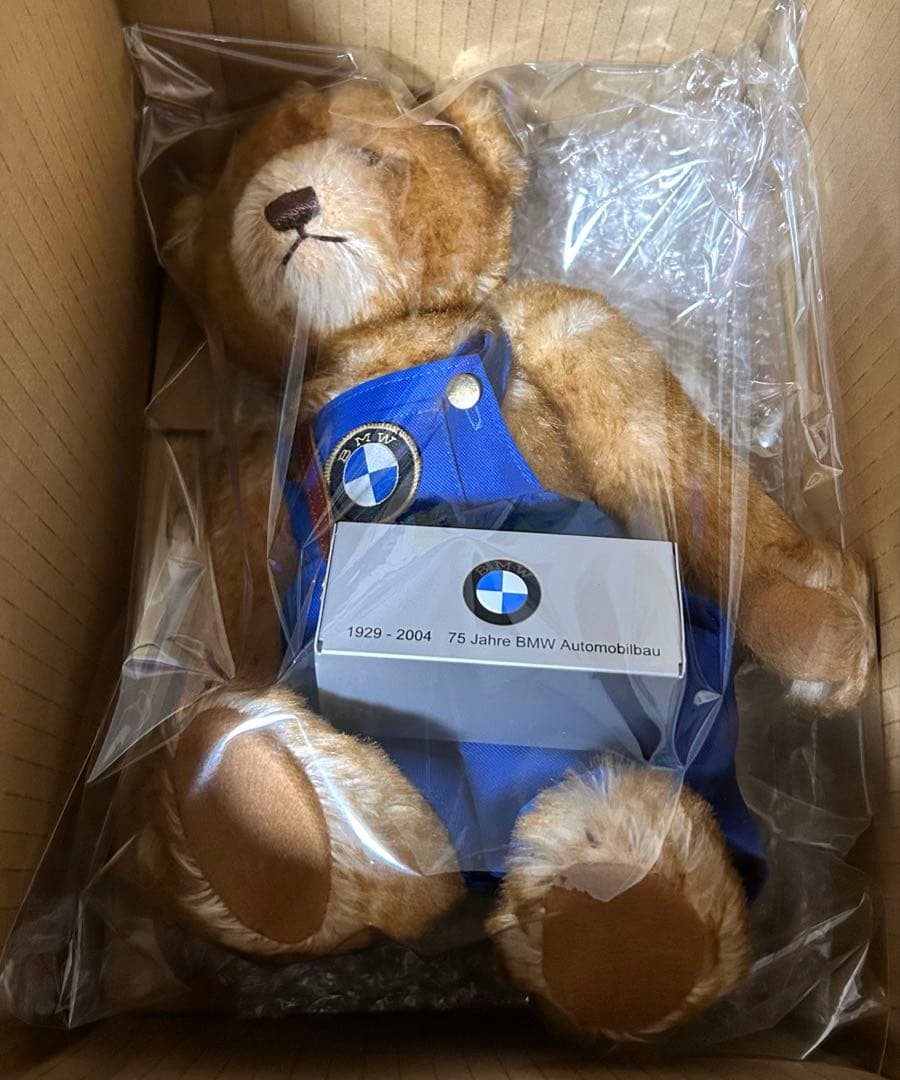 Steiff x BMW コラボ　BMW75周年記念限定　テディベア タグ付き