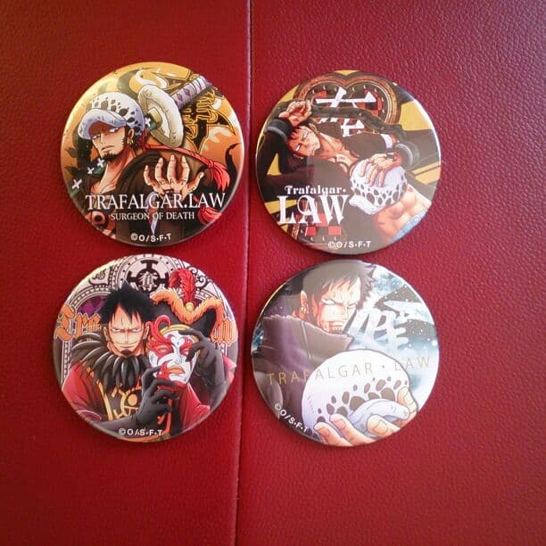 ワンピース ONE PIECE 輩缶バッジ トラファルガー ロー
