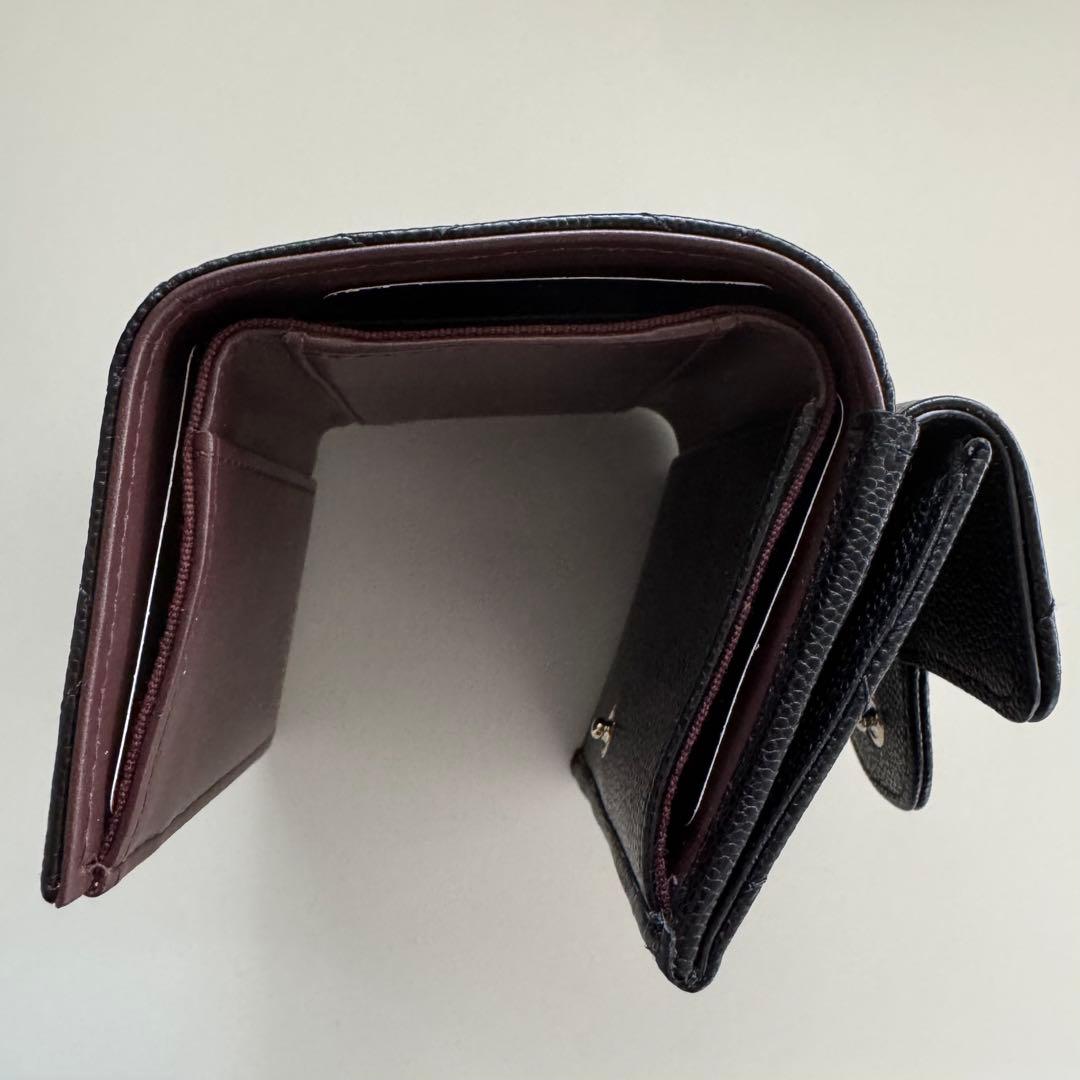 【新品】CHANEL スモール ウォレット ブラック