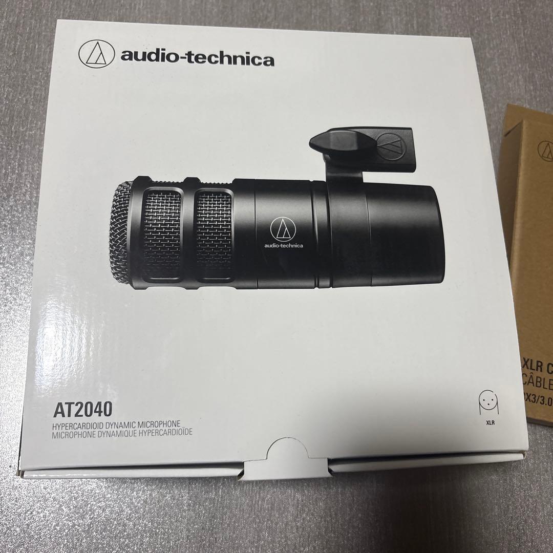 値下げ！audio technica AT2040 + XLRケーブル（おまけ）