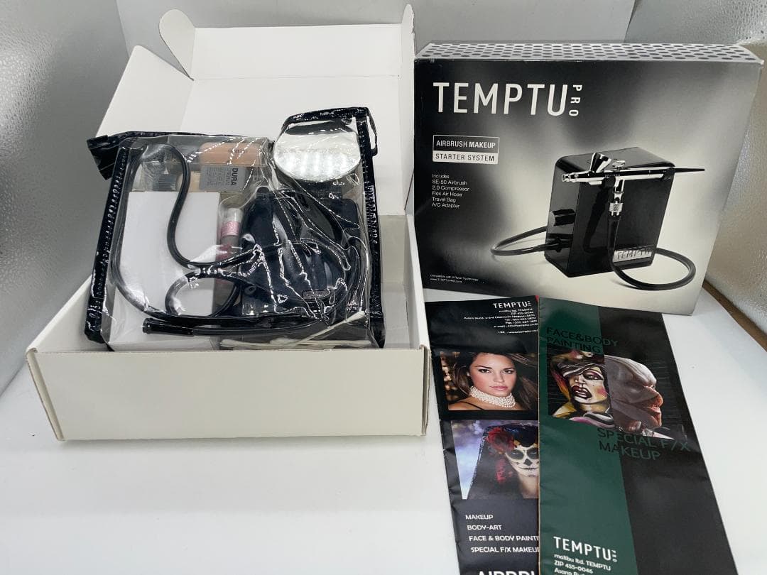 TEMPTU 2.0 コンプレッサーセット・エアブラシシステムセット　新品未使用