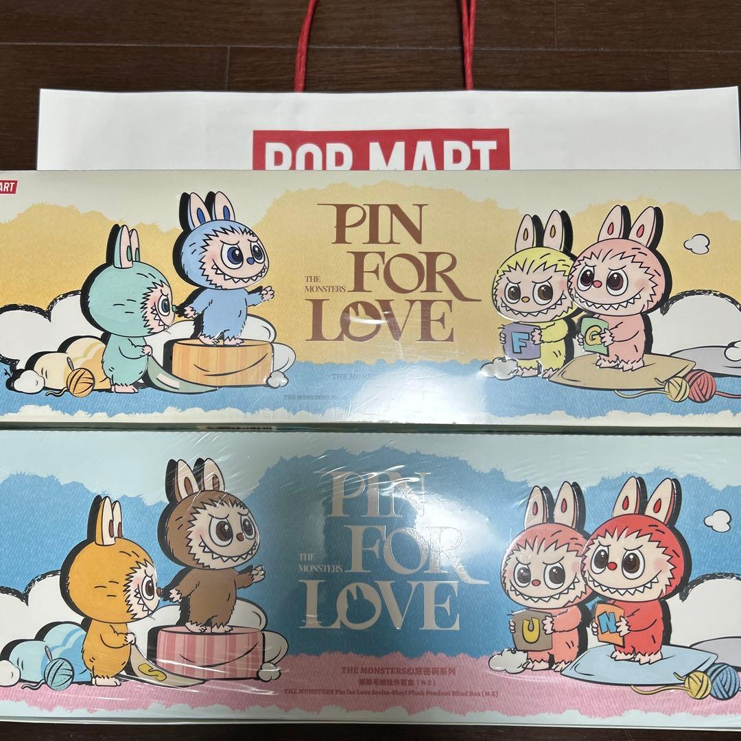 【正規品】popmart ラブブ PINFORLOVE アソートセットイニシャル