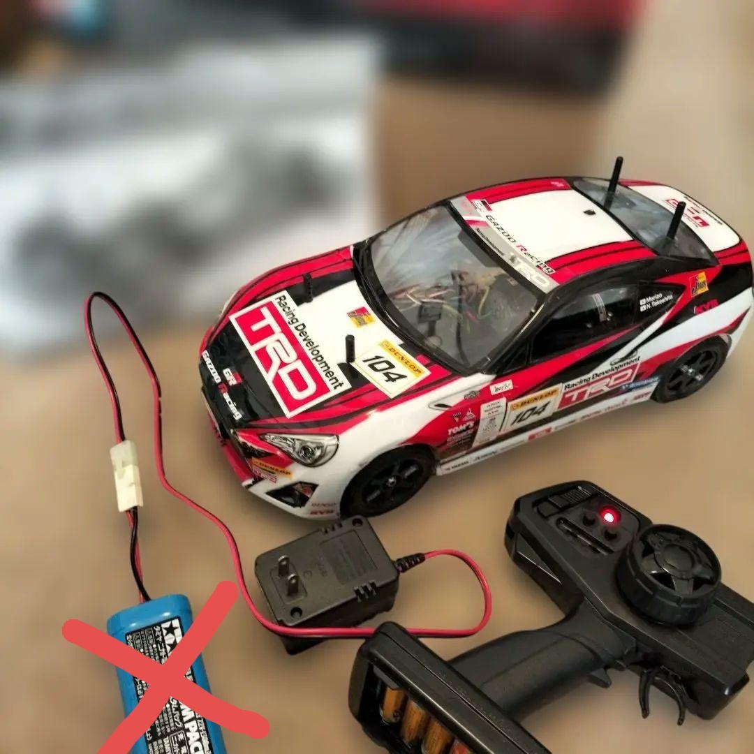 ら*す様 【ジャンク】タミヤ ラジコン TT-02 シャーシ TRD 86