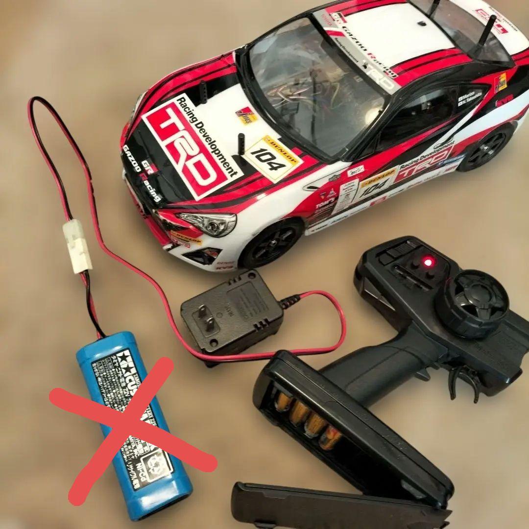 ら*す様 【ジャンク】タミヤ ラジコン TT-02 シャーシ TRD 86