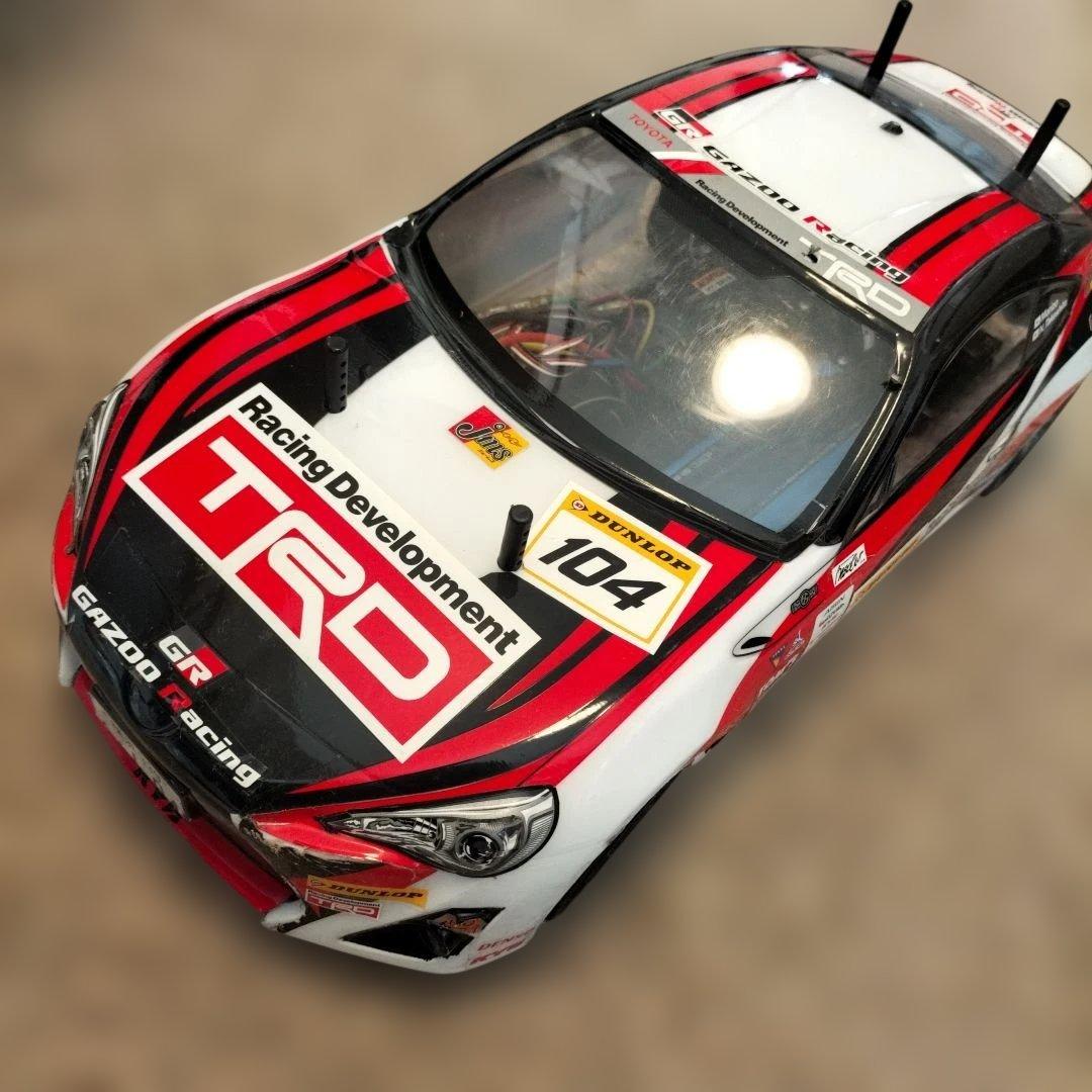 ら*す様 【ジャンク】タミヤ ラジコン TT-02 シャーシ TRD 86