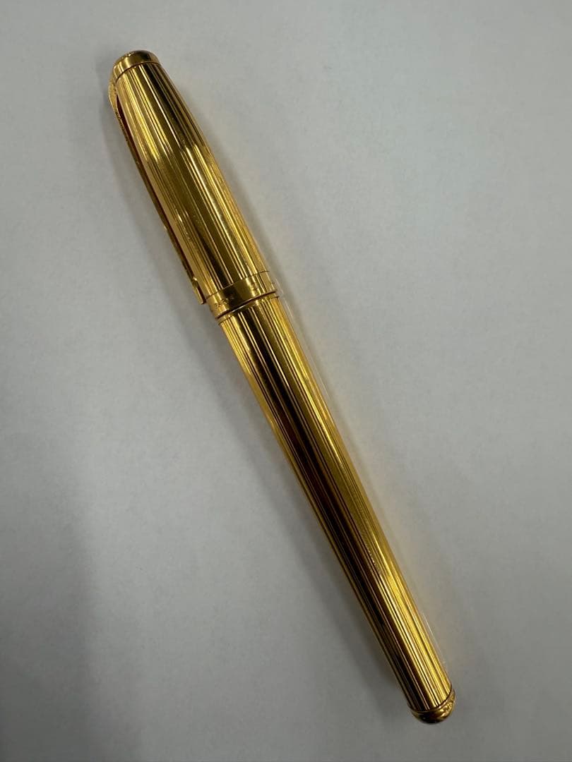 S.T Dupont ゴールド 万年筆 ペン先K14 585