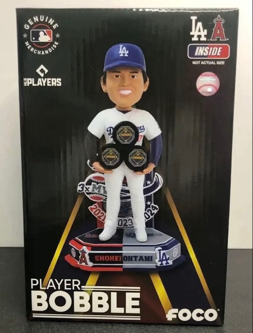 【大谷翔平】 MVP×3 記念ボブルヘッド 217個限定！ドジャース 新品