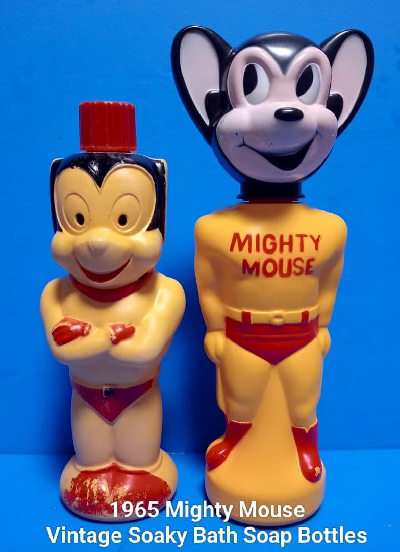 1960s 米国ビンテージsoaky ソーキー ソープボトル×２ マイティマウス