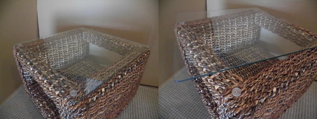 アウトレット送料無料【限定品・新品】★アジアンリゾート風★アバカサイドテーブル