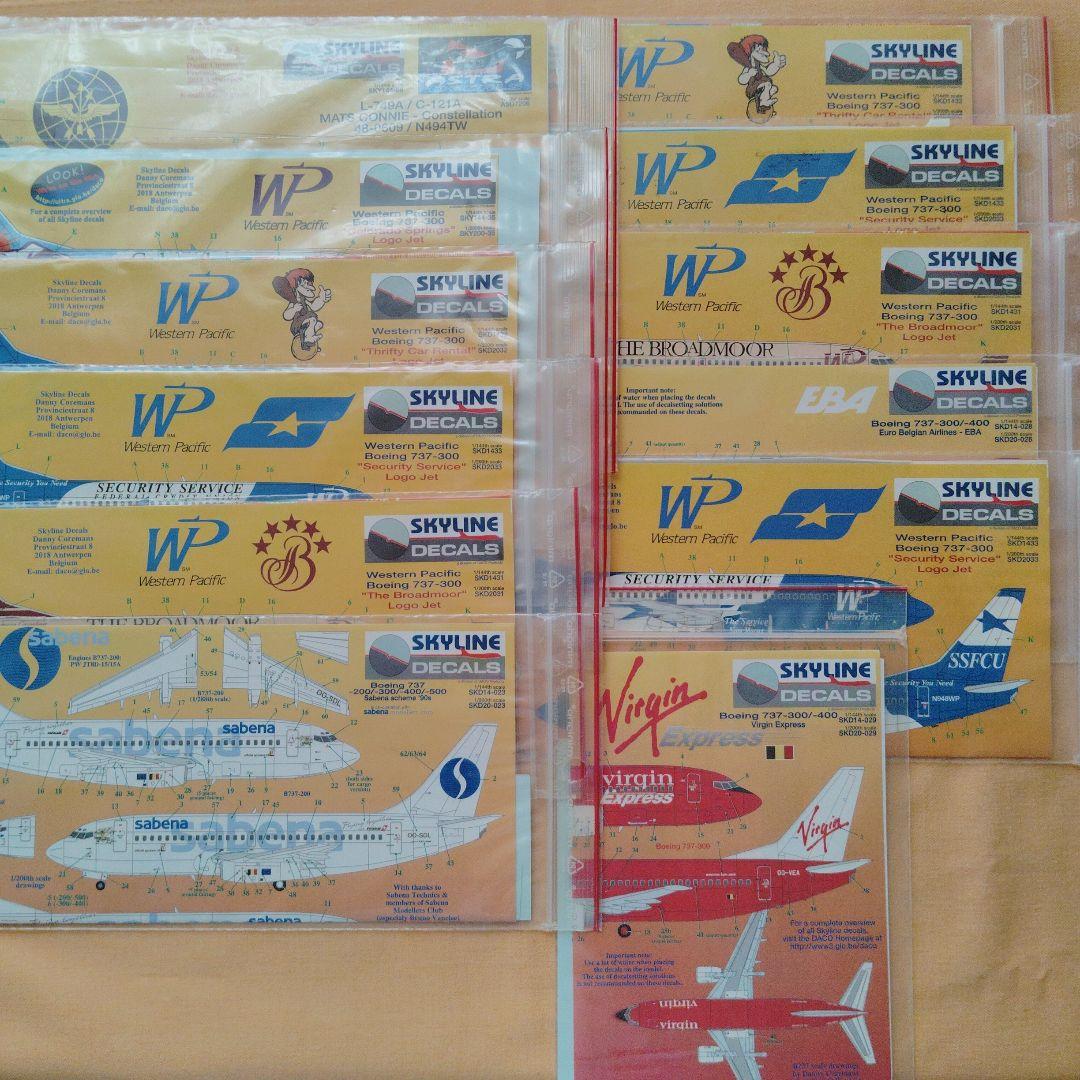 Skyline Decals 航空機用デカールセット