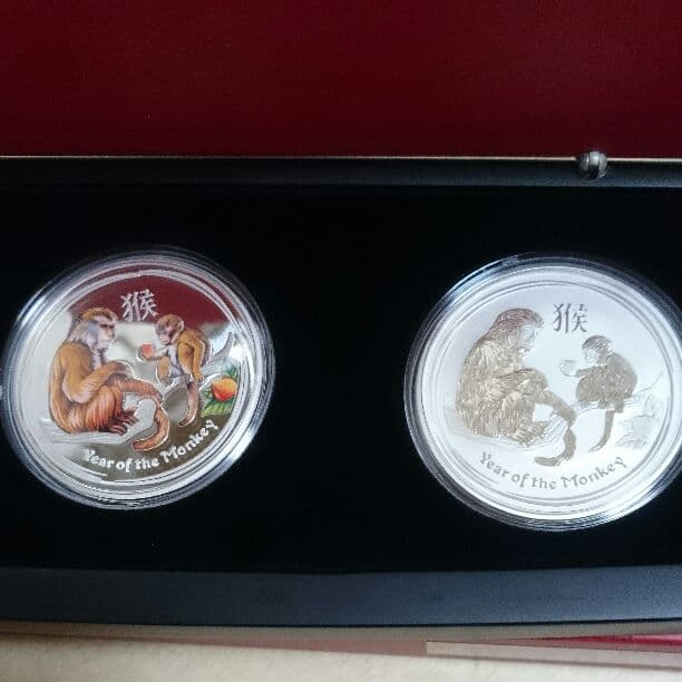 お値下げ☆申年猿図記念